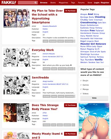 Fakku Screencap