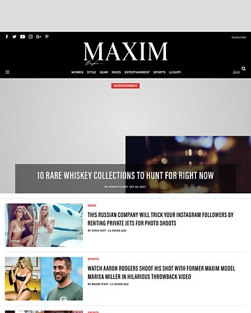 Maxim Screencap